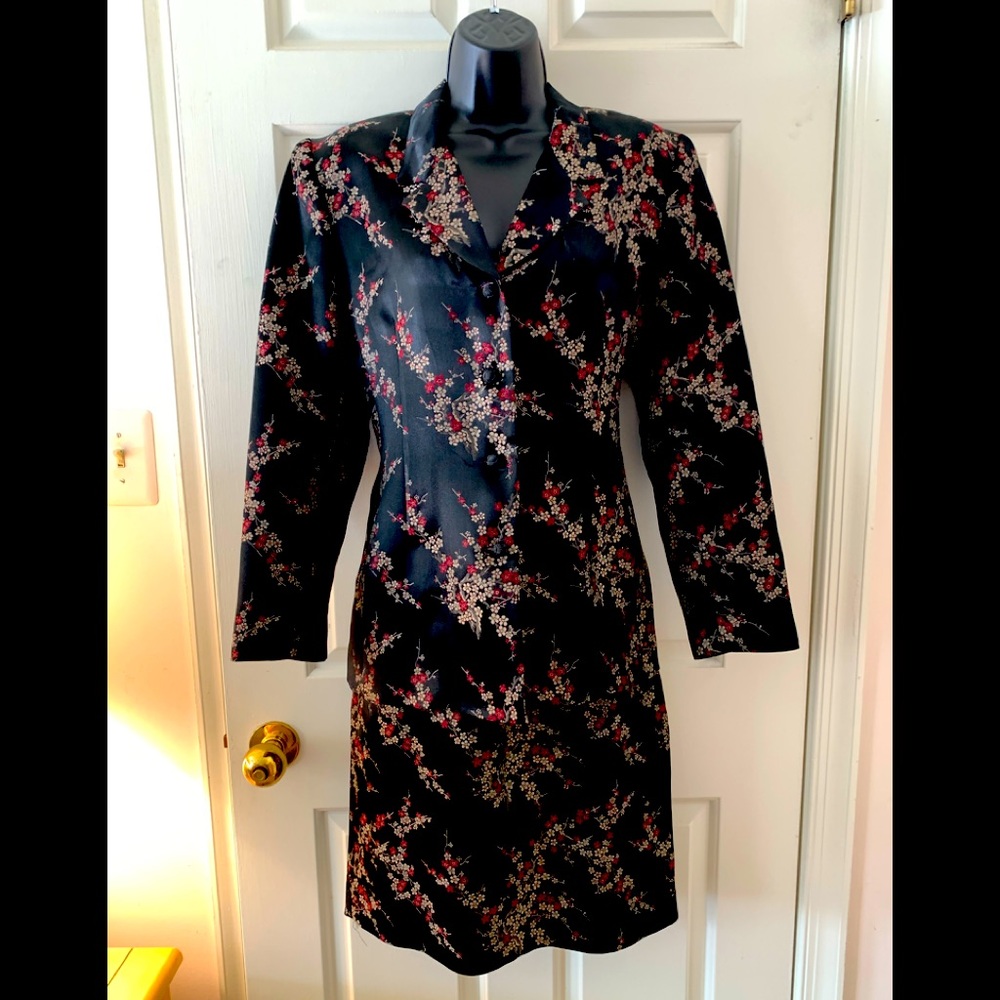 Clio II Dressy Floral Skirt and Blazer